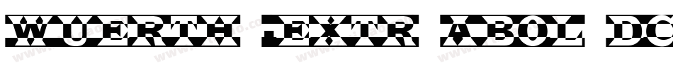 Wuerth -Extr aBol dC字体转换
